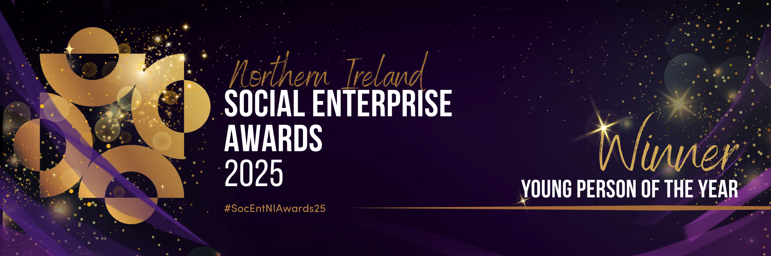 Winner in social enterprise Ni awards banner